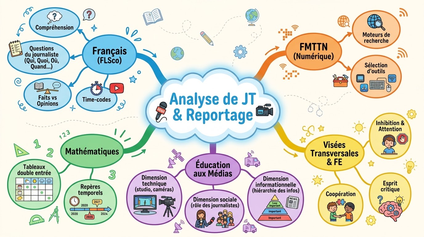 Plan bulle analyse jt reportage