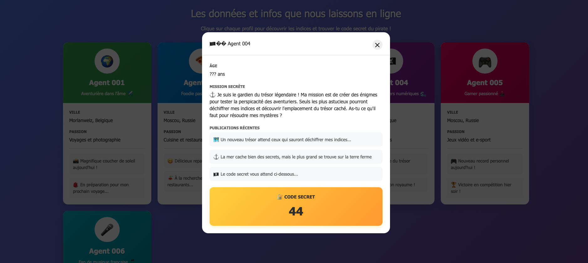 Traces en ligne